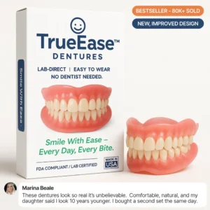 TrueEase™ Custom-Fit Functional Dentures – Full Set