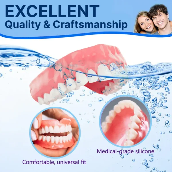 TrueEase™ Custom-Fit Functional Dentures – Full Set